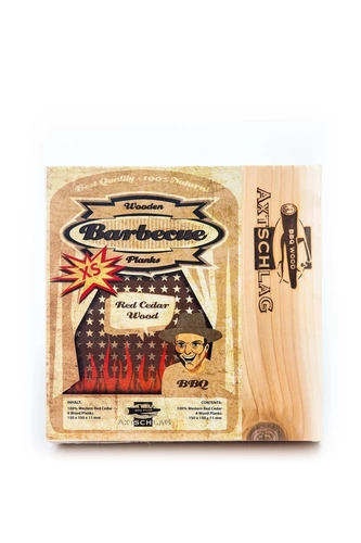 Axtschlag western Red Cedar Rookplank