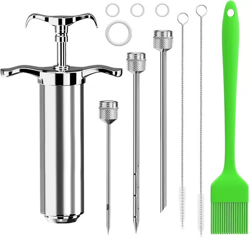 Marinade Injectiespuit met Lakkwast