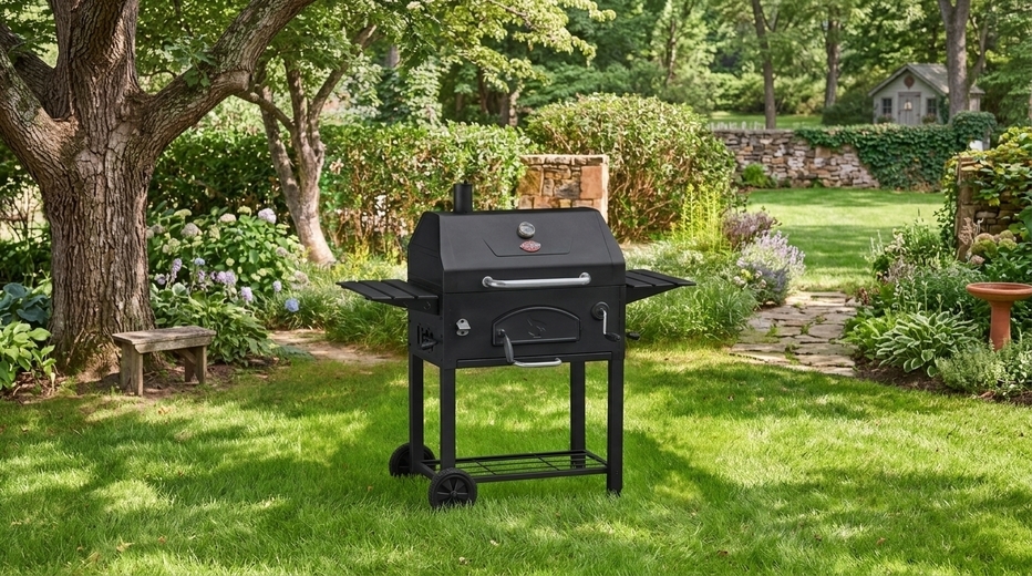 Houtskool barbecue